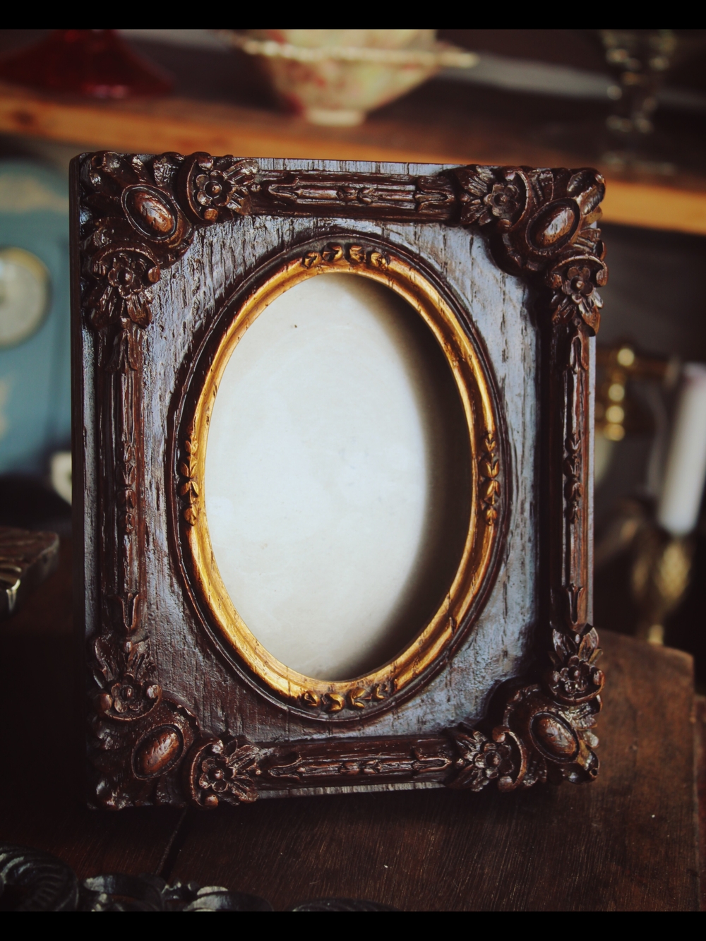Ornate Brown and Gold Decorative Picture Frame - Classic Home Accents